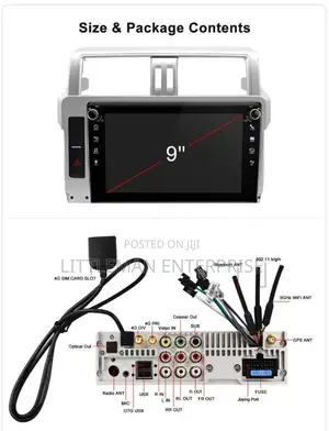 Toyota Land Cruiser Prado 2009-2017 Android Player