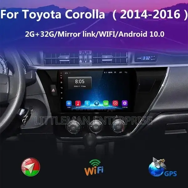 Toyota Corolla 2014-2016 Android Player