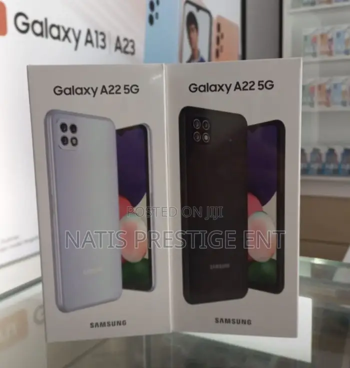 New Samsung Galaxy A22 64 GB Black