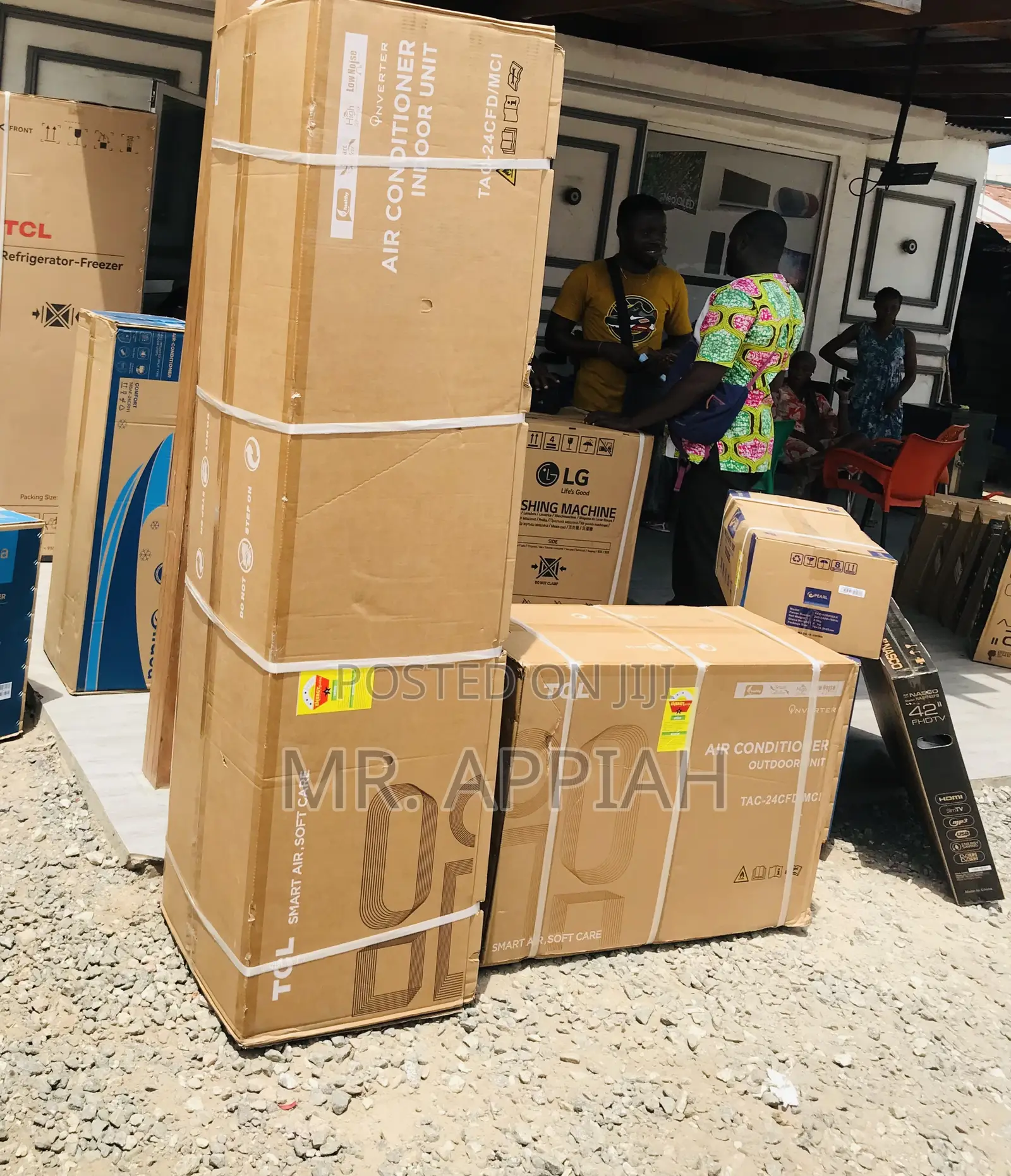 Latest and Affordable TCL 2.5hp Floor Standing Ac(White).