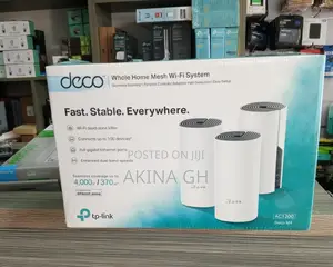 Tp-Link Deco M4 (3 Pack) Whole Home Mesh Wifi System Ac1200