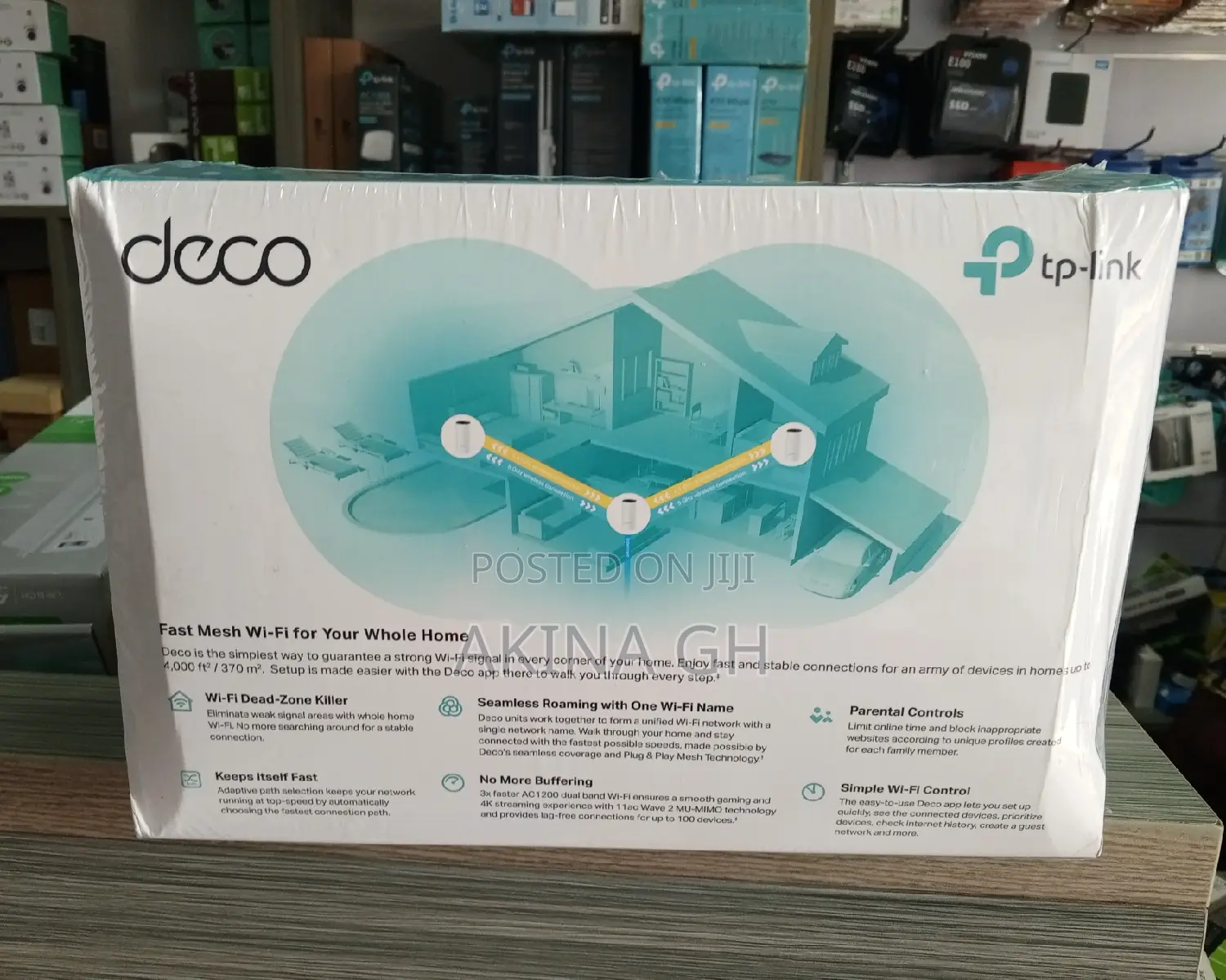 Tp-Link Deco M4 (3 Pack) Whole Home Mesh Wifi System Ac1200