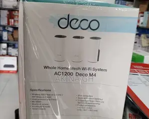 Tp-Link Deco M4 (3 Pack) Whole Home Mesh Wifi System Ac1200