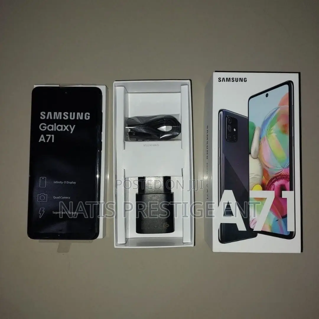 New Samsung Galaxy A71 5G UW 128 GB Black