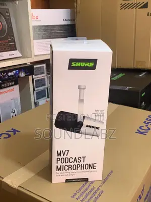 Shure Mv7 Usb Microphone With Tripod For Podcasting, Etc