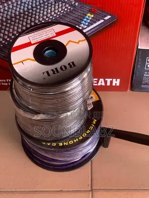 100M BORL Mono and Stereo Microphone Cable