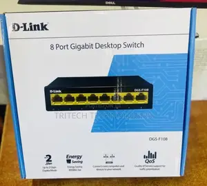 D-Link DGS-F108 8 Port 100/1000mbps Unmanaged GIGABIT Switch