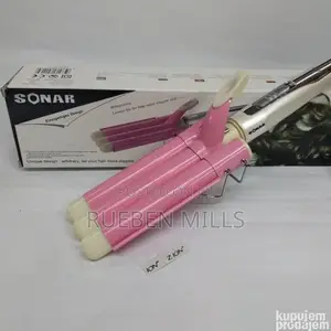 Sonar F-13 3 Barrels Hair Waver Curling Iron Tonging Machine