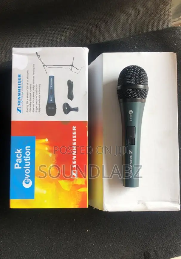 Sennheiser E 845-S Dynamic Super Cardioid Microphone,Wired