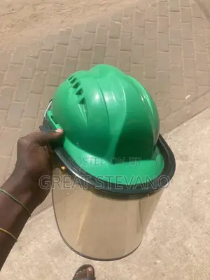 Safety Helmet With Transparent Face Shield