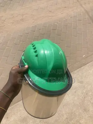 Safety Helmet With Transparent Face Shield