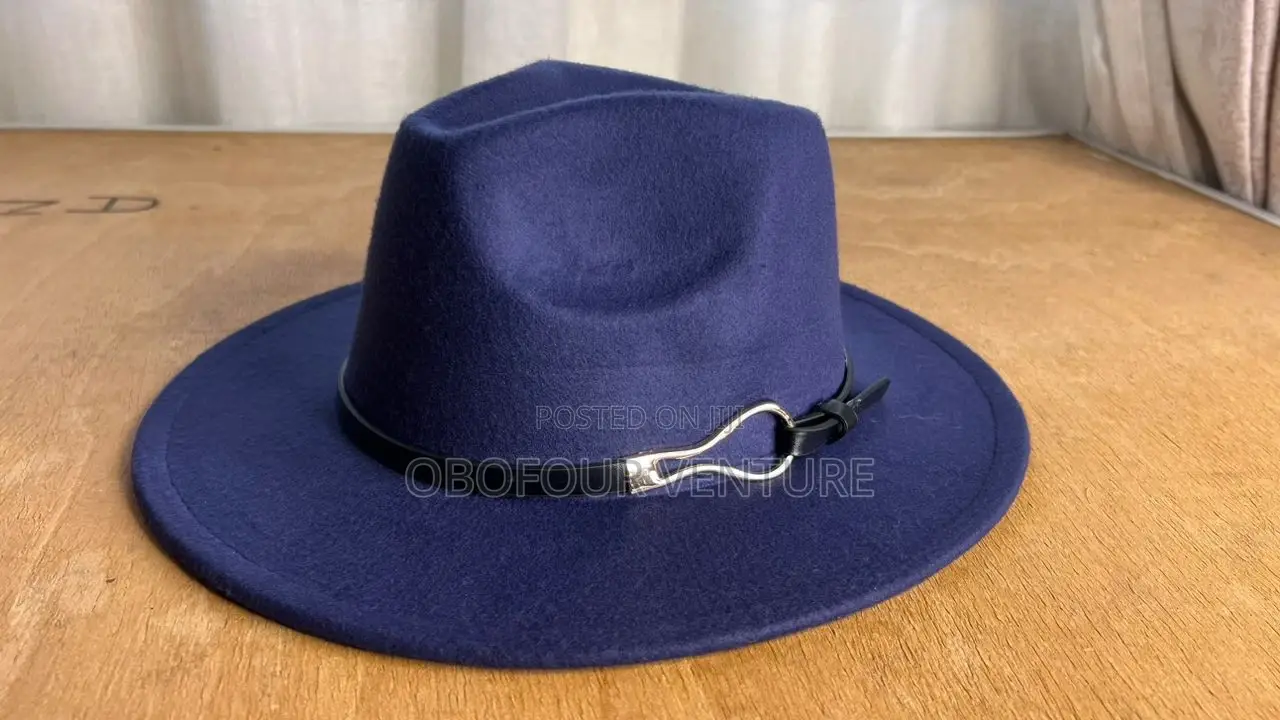 Navy Blue Fedora Hat Available Now!. Ptdgfnxg.
