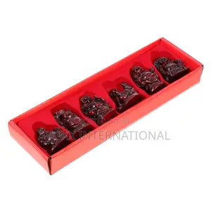 Handmade Complete Set of Mini Buddha 6 Pc's in the Set
