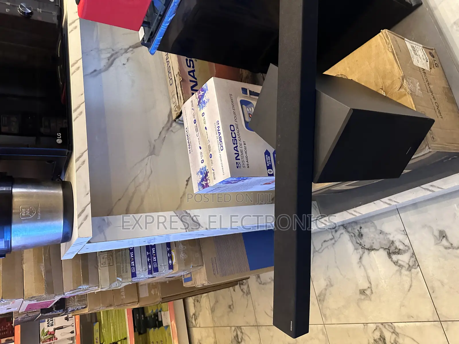 Samsung A450 Soundbar With Woofer Black Sleek.