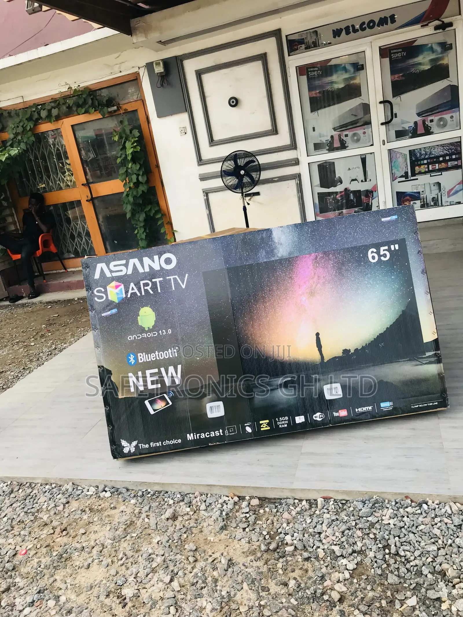 Electric Smart Glossy Led 65 Inches Asano UHD Tv