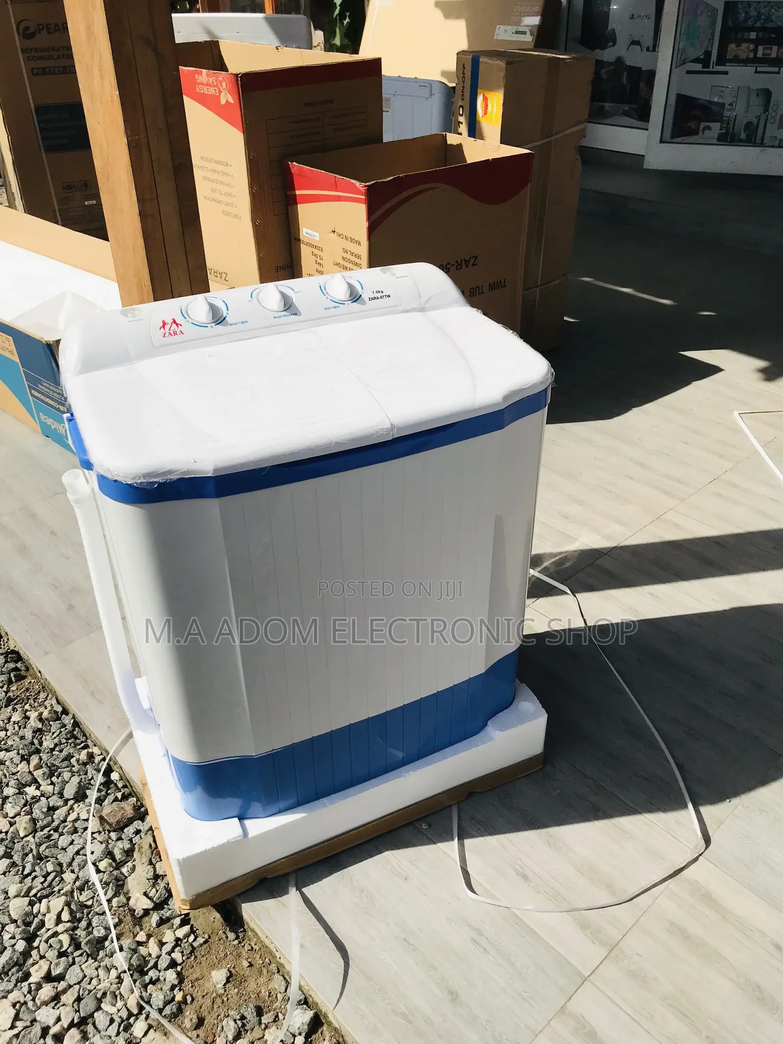 Authentic Semi-Automatic Zara 7kg Top Load Washing Machine.