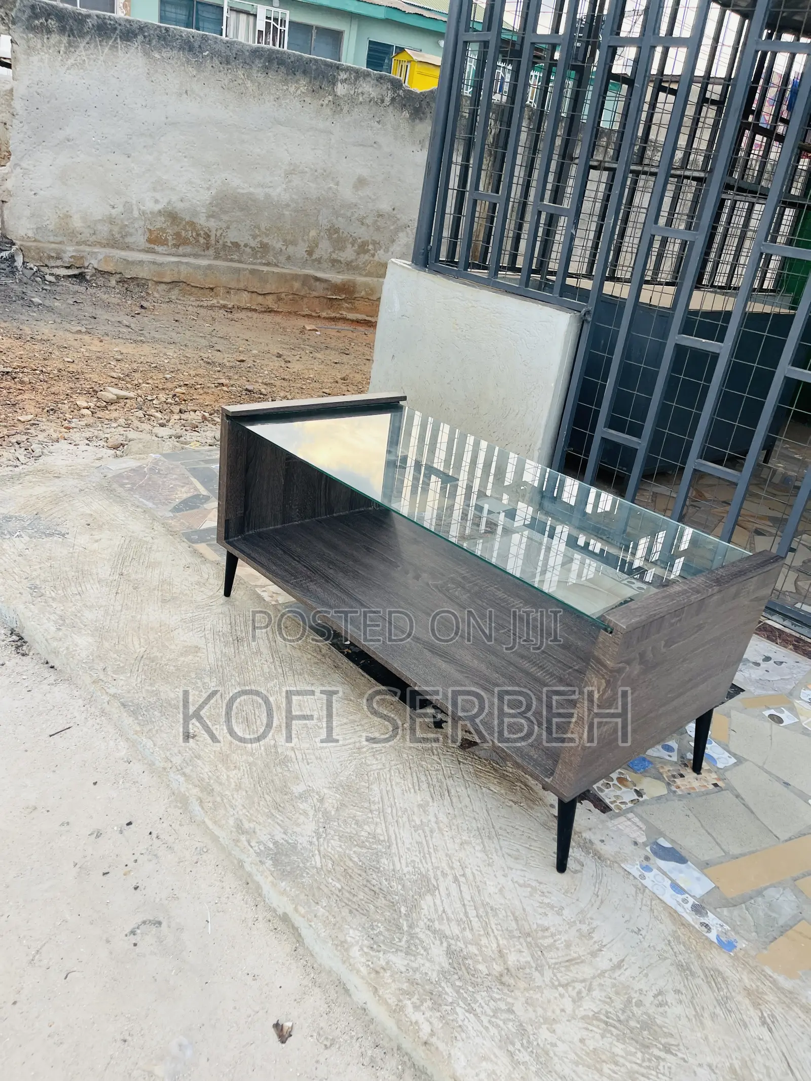 Center Table With Glass Top