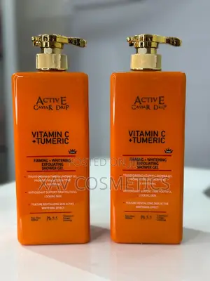 Active Caviar Drip Vitamin C +Turmeric Shower Gel