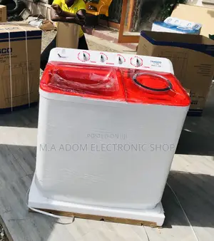 Fabulous Nasco 11kg Semi-Automatic Electric Washing Machine.
