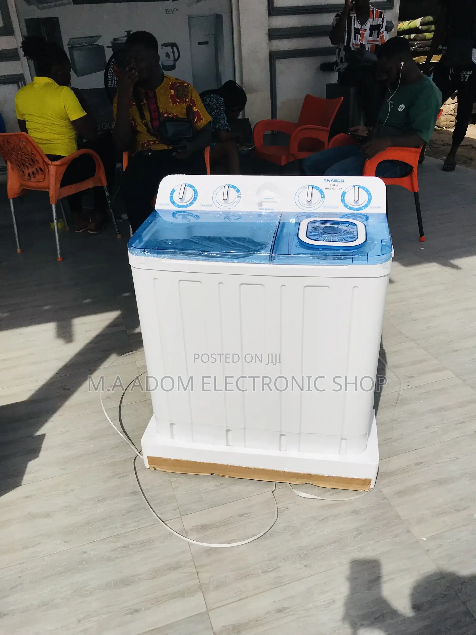 Shop Nasco 8kg Semi-Automatic Top Load Washing Machine