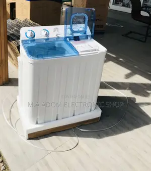 Energy Efficient Nasco 8kg Semi-Automatic Washing Machine.