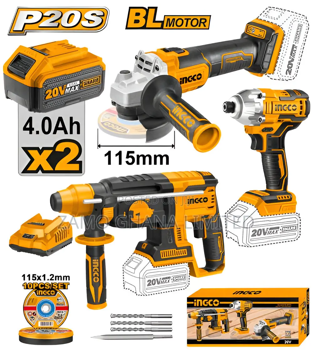 Lithium-Ion Cordless 3pcs Combo Kit - Cosli230521