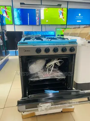 New Midea 60 by 60 4 Burner Gas Cooker + Grill