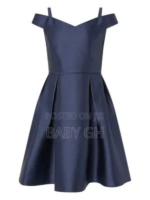 Moonsoon Girls High-Low Blue Occasion Dress