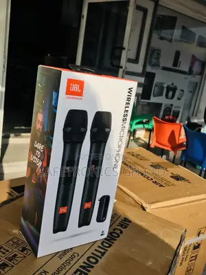 Affordable Wireless Black JBL Electric Microphone