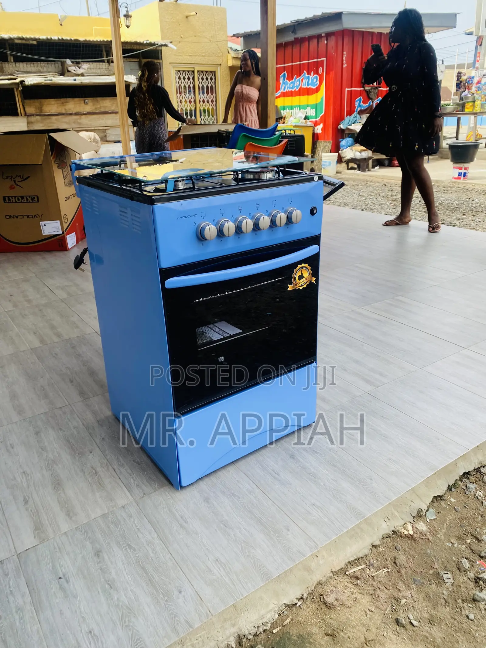 Purchase Volcano 50x50 4 Gas Burner With Oven(Blue).