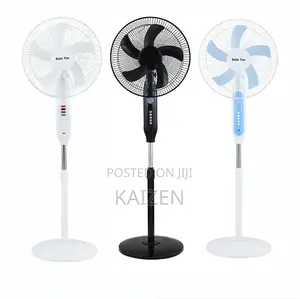 Rechargeable Solar Fan With Bulbs and USB Port