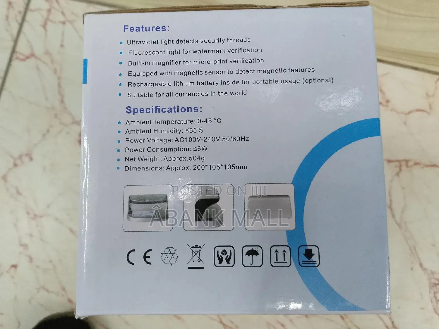 Rechargeable Money Detector