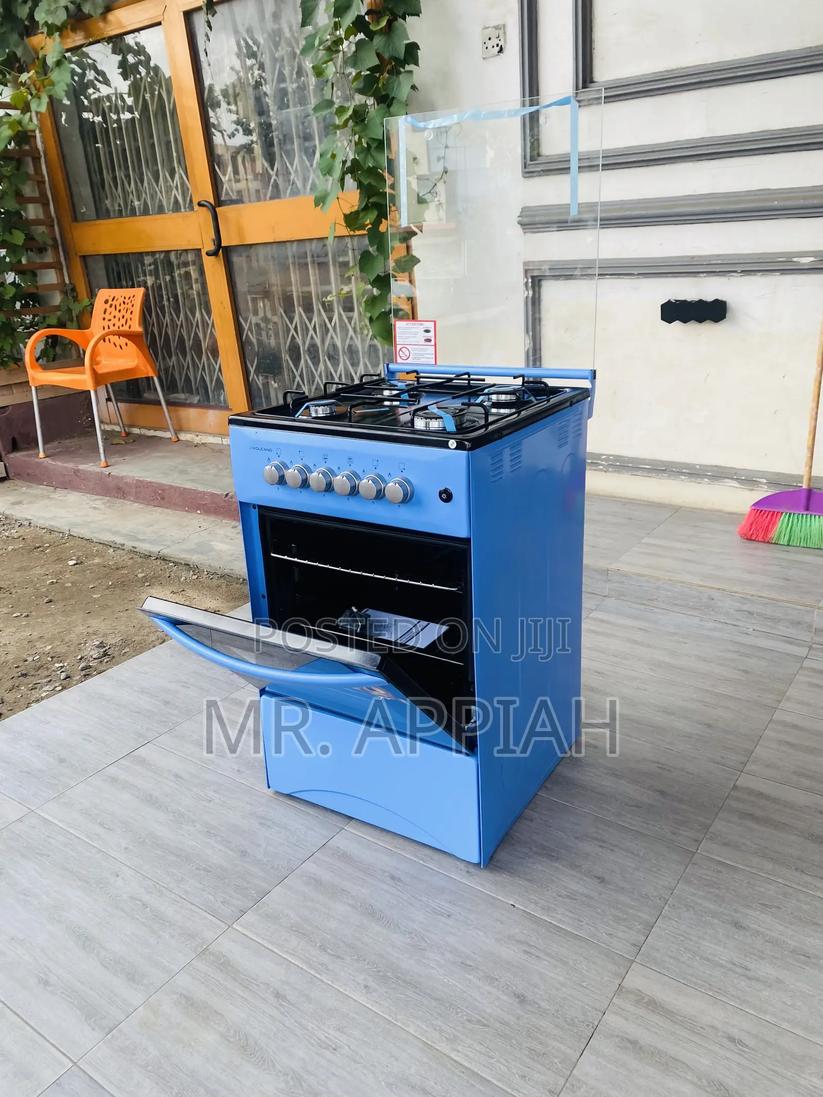 Purchase Durable Volcano 50x50 4 Gas Burner + Oven(Blue)