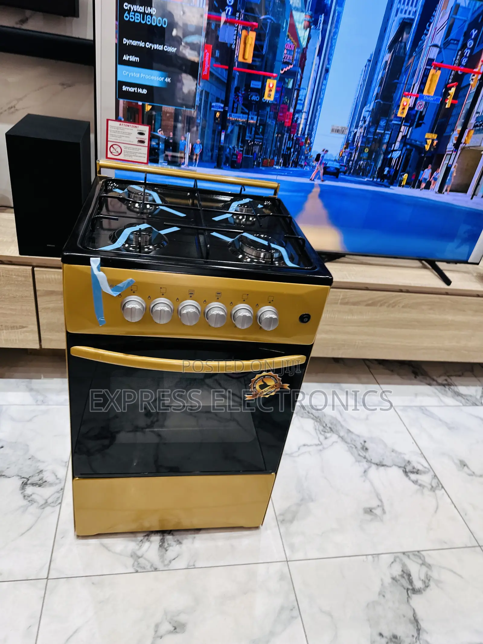 Get a New Gold Gas Cooker Oven 4burner 50/50