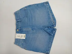 Kids Girls Blue Denim Shorts