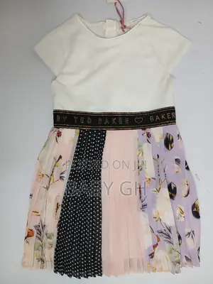 Ted Baker Girls Pleated Floral Dress