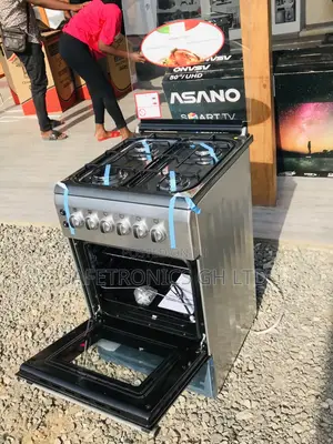 Oven With Grill 4 Gas Cooker Volcano Gray 50x50