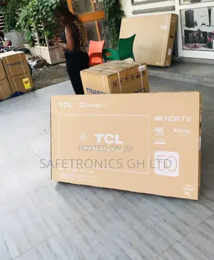 HDR Glossy 50 Inches Led Black TCL P635 Smart Tv
