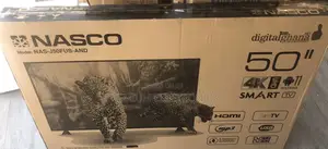 Nasco 50′′ Exceptional New Uhd Digital Satellite Smart TV