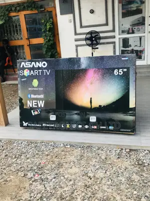65 Inches Asano Smart Black Glossy Led Tv