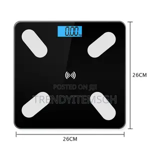 High Accuracy 180kg BMI Smart Bluetooth Body Fat Scale