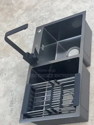 Matte Black Kitchen Sink (Under Mount )
