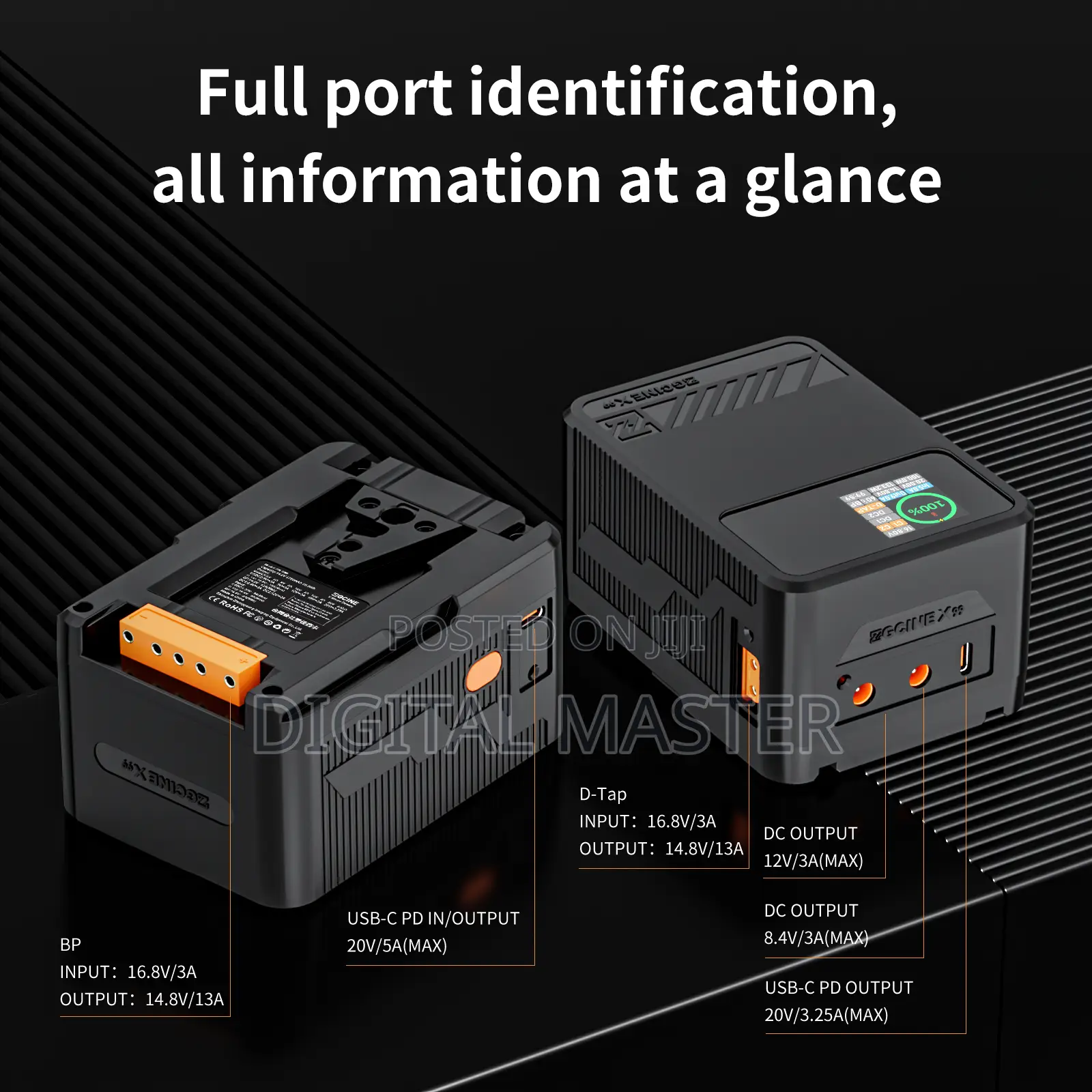 Zgcine Zg-X99 v-Mount Battery,Support Bidirectional 100W Pd