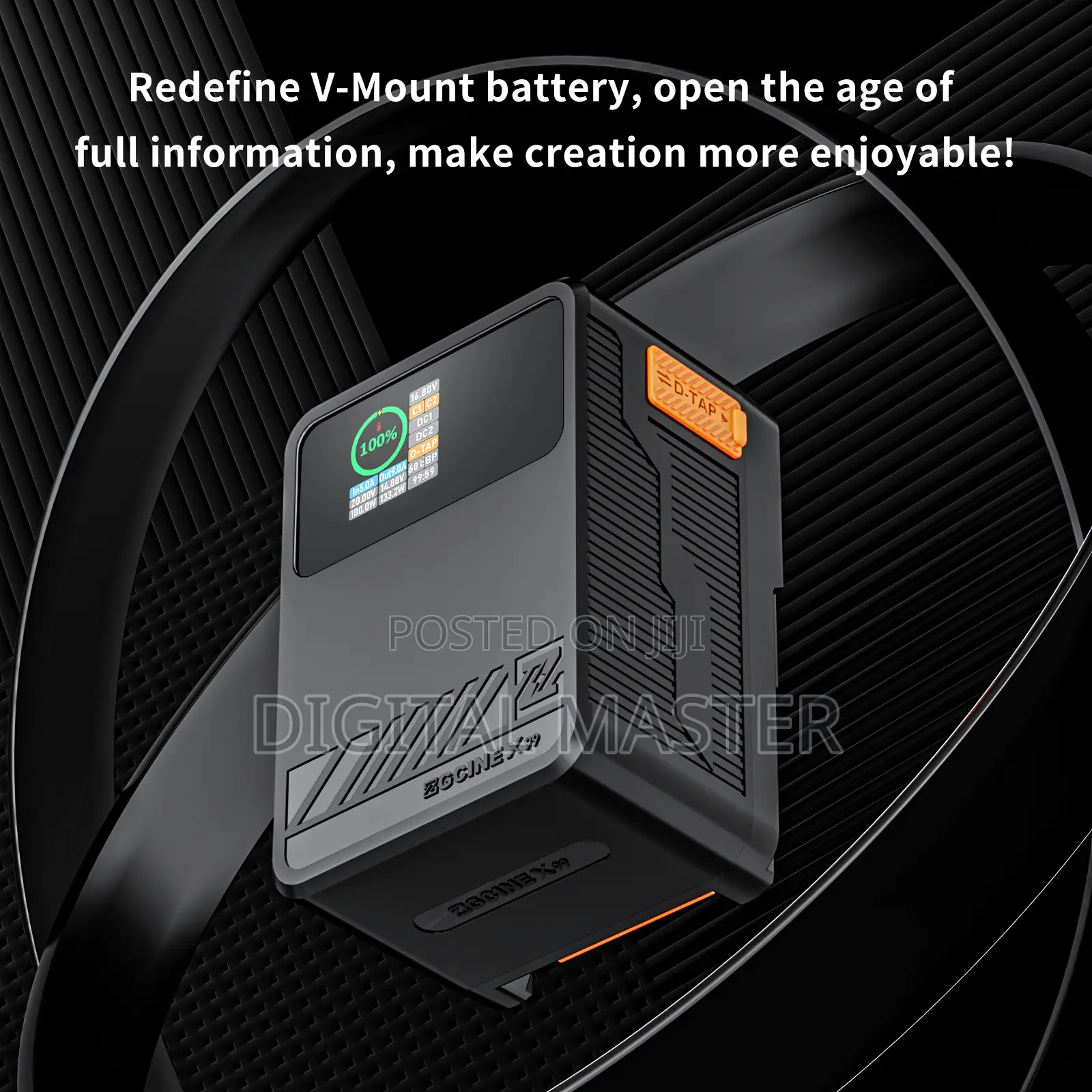 Zgcine Zg-X99 v-Mount Battery,Support Bidirectional 100W Pd