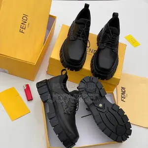 FENDI Ankle Real Leather Boots