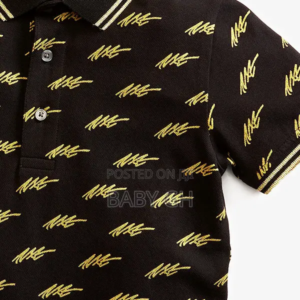 Next Mauritius Polo Top and Black Short Set for Kids