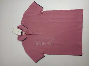 M S Pink Polo Shirt for Kids