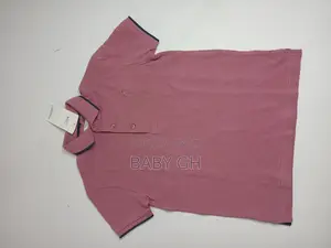 M S Pink Polo Shirt for Kids