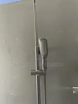 All Black Frencia Bathroom Shower