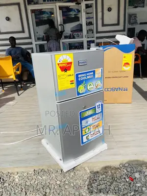 Double Door Nasco Nasf2-120 Electric Table Top Fridge.